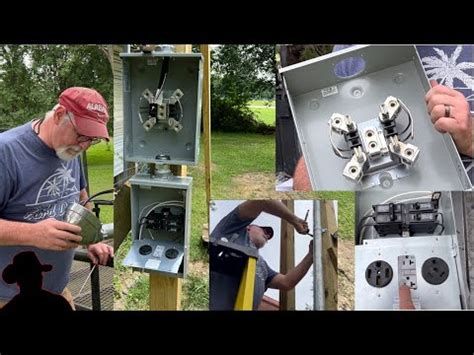 how to wire an rv electrical box|rv metered electrical panel box.